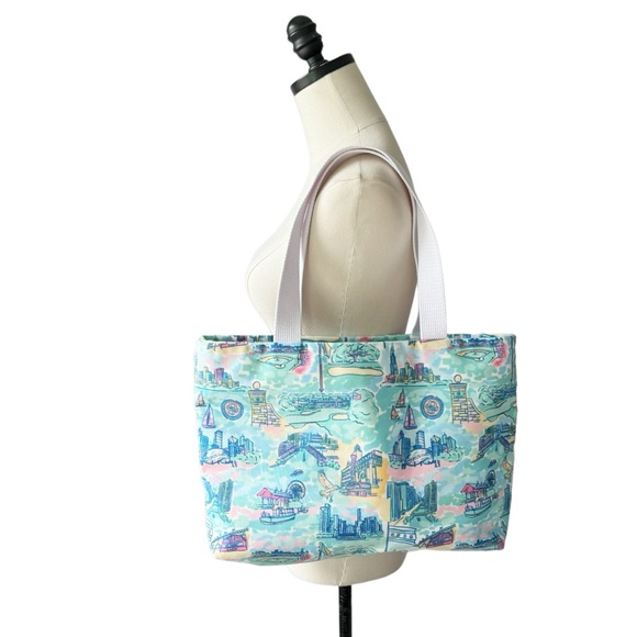 Smith & Quinn The Day Bag in Chicago Toile Print - Picture 1 of 11